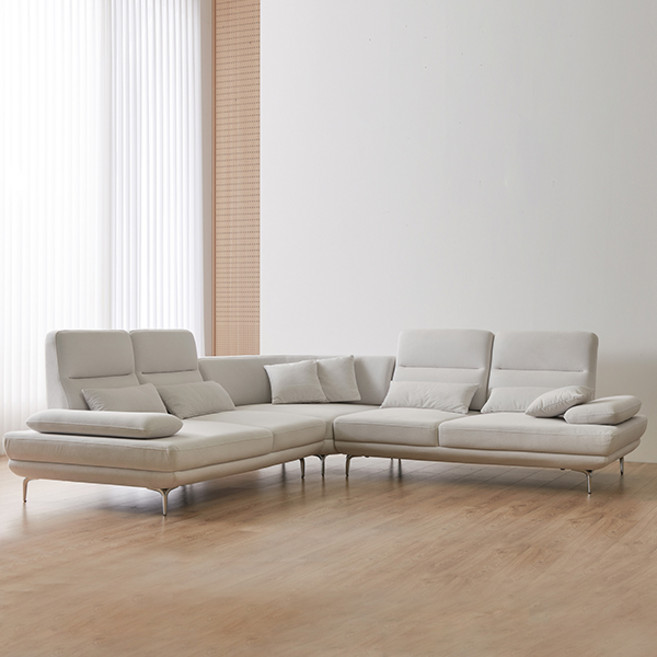 마루이 라온 코모도 패브릭 스윙 소파 7인 코너형(스툴포함), 7인용 소파(코너+스툴포함), 선택:7인용 소파(코너+스툴포함)