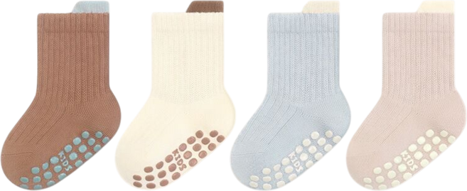 Mommywant 嬰幼兒防滑襪 4入組