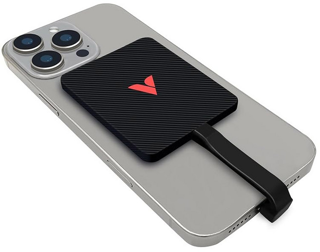 버바팀 스냅백 SSD 울트라슬림 1TB Magsafe 외장 하드 드라이브 Apple ProRes 4K USB Gen 2x2 최대 2050MB 읽기 쓰기 iPhone 17 Andro, black, Slim, 512GB