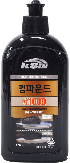 일신 자동차 컴파운드 1000방 굵은스크래치, 1개
