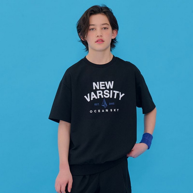 [오션스카이] [2color]남아 매쉬 안감 그래픽 반팔 티셔츠