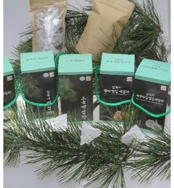 6시내고향백엽차 숙면에좋은 3box 무카페인차 무농약유기농차 솔향차 잣 백엽차 솔잎차, 1.5g, 30개입, 3박스