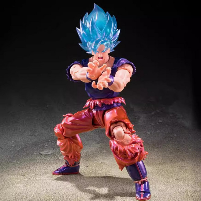 드래곤볼 블루 손오공 15주년 초사이어인16cm 피규어, 1개, 1개