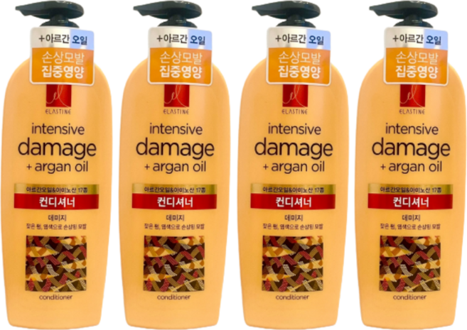 엘라스틴 아르간오일 데미지 컨디셔너 680ml, 4개