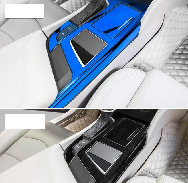 캐딜락 CT6 센터패널 프레임 몰딩, 16-18년식 블루