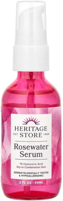 헤리티지 스토어 로즈워터 세럼 59ml (2 fl oz) HRP-55439 - 쿠팡
