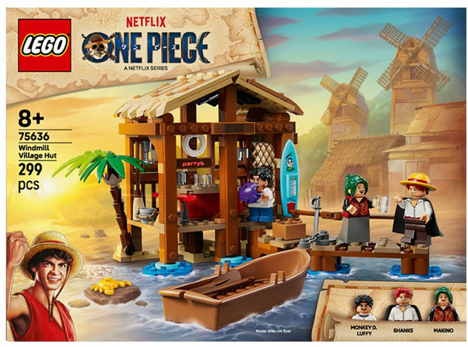 레고 원피스 75636 풍차 마을 오두막, 혼합색상, 1개