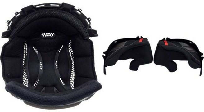 NHK K5R 頭頂頭襯 臉頰三角 安全帽內襯 全罩帽安全帽 原廠專用配件, 頭襯