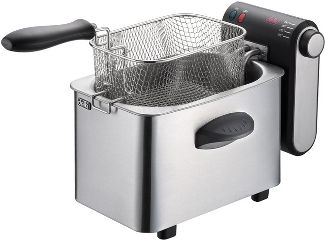 델키 프리미엄 전기 튀김기, DKR 113(블랙)