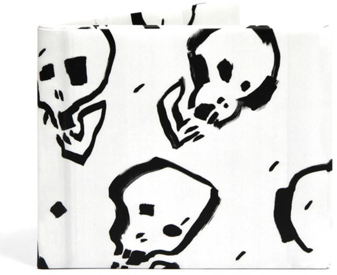 디월아트 해골 친환경 종이지갑 (TW-WA-086)