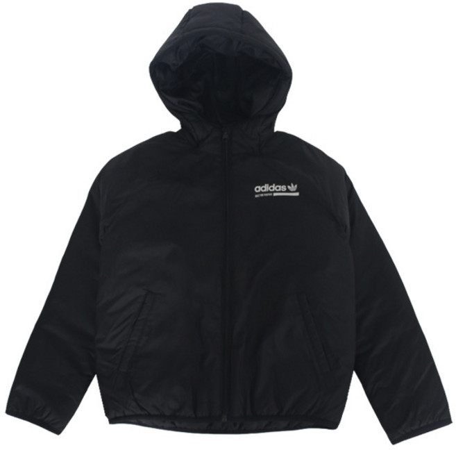 아디다스 주니어 남성 카발 후드 패딩 자켓-DV2381