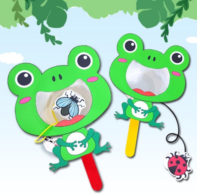 만들기 개구리 한살이 곤충 먹기 놀이 (5인용)