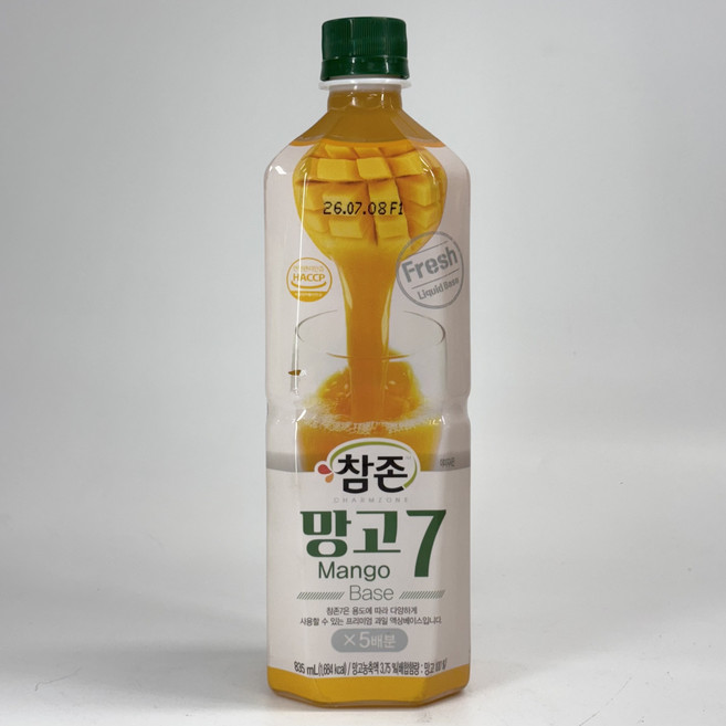 참존 망고7 원액 음료베이스 PET 835ml, 1개