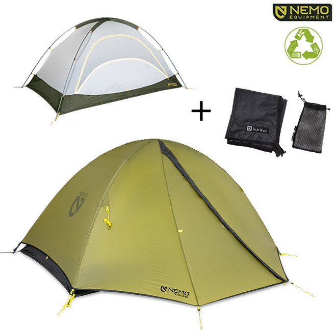 니모 아톰 오스모 2P 백패킹텐트 풋프린트포함, 버치버드