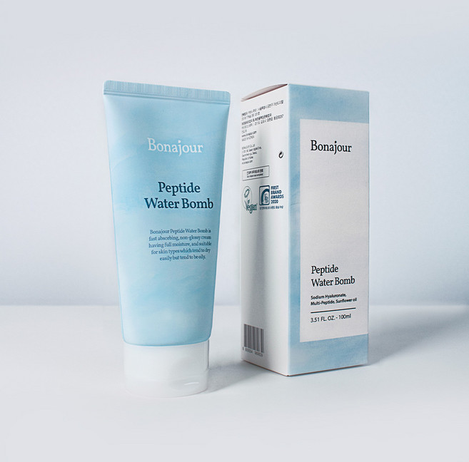 펩타이드 워터 남성 수분 크림 미백 화이트닝 주름개선 100ml, 2개