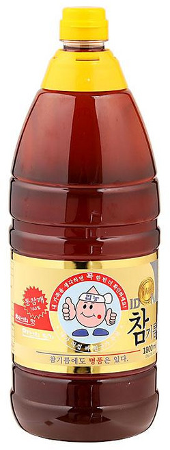 원하프참기름(통깨100%)1.8L/협농총알배송, 1.8L, 1개