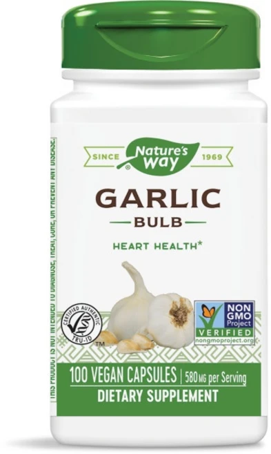 네이쳐스웨이 갈릭 벌브 580mg 베지테리안 캡슐, 100정, 1개 - 쿠팡