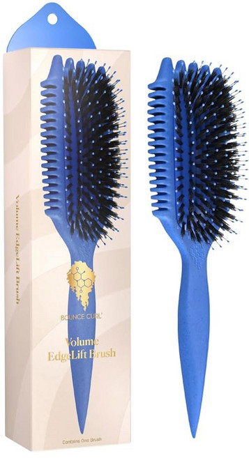 BOUNCE CURL VOLUME EDGELIFT 브러시 볼륨감 있는 웨이브 코일을 위한 IN 도구 피치, Blue