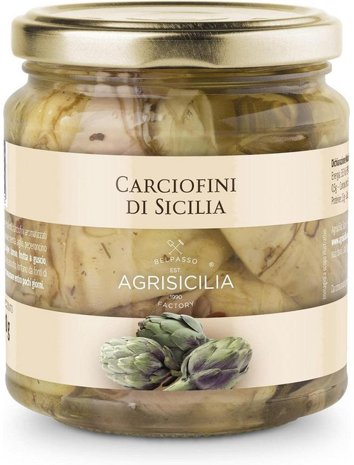이탈리아 아그리시칠리아 Agrisicilia Sicily artichokes 시칠리아 아티초크 절임 통조림, 6개, 280g