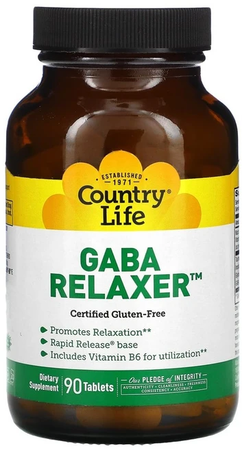 컨트리라이프 GABA 릴렉서 90정, 1개 - 쿠팡