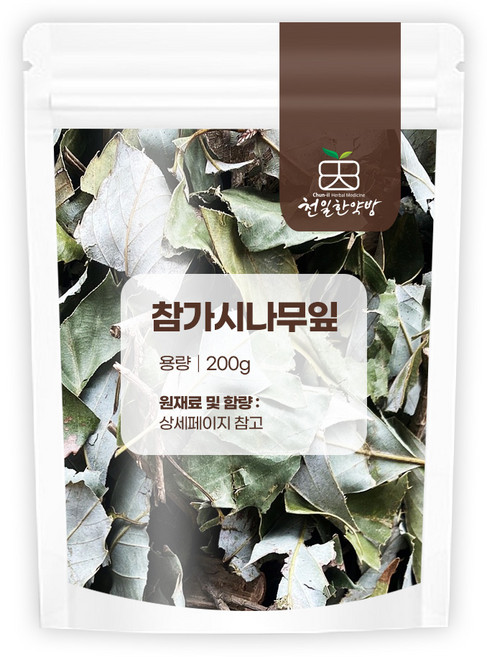 천일한약방 참가시나무잎 이백저 국산 자연산, 200g, 1개