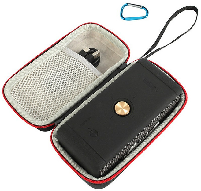 Marshall 마샬 emberton 엠버튼1/2/3 호환 휴대용 하드 케이스+카라비너, 1개