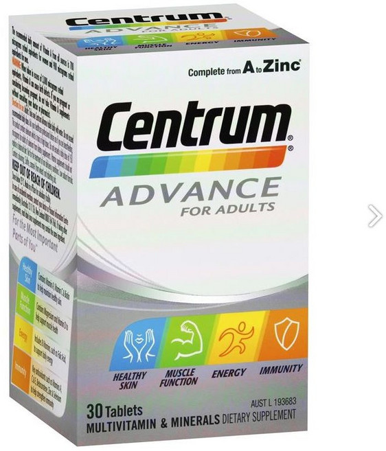 센트룸 Advance 성인종합영양제 30정, 1개