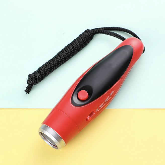 아이워너 전자호루라기 KS-828 심판용 호신용 신호용 휘슬, 레드, 1개