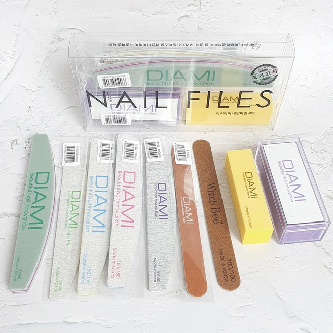 다이아미 국가고시 네일파일 8종세트+국산우드파일, 1개 - 쿠팡