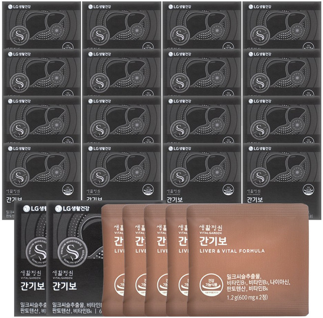 생활정원 간기보 시식용 90일분 간건강 밀크씨슬 비타민, 1개