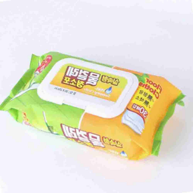 물걸레 청소포30매 중형 집안정리 먼지제거 물걸레밀대 주방 흡착도구