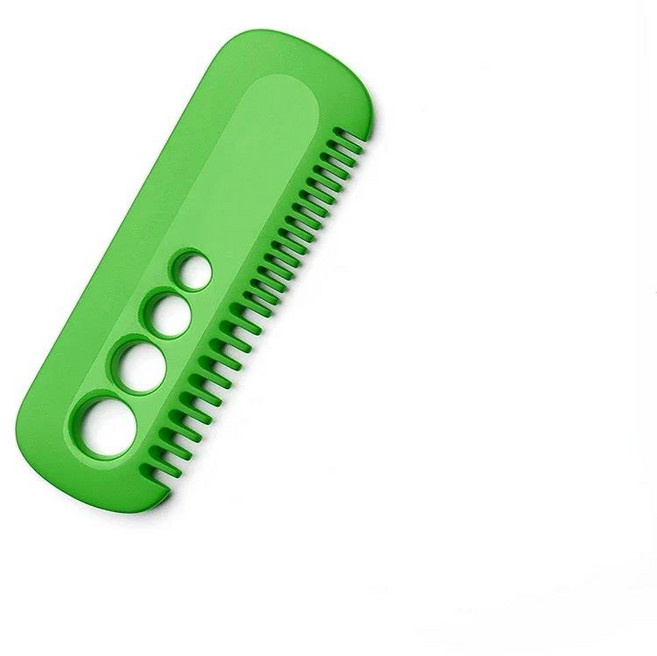 야채 허브 제거기 잎 빗 가정용 주방 다기능 가제 요리 휴대용, 01 green-1pc, 1개