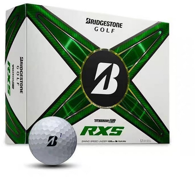 BRIDGESTONE GOLF 高爾夫球 12入 三層球 TOUR B RXS, 三層球TOUR B RXS, 1個