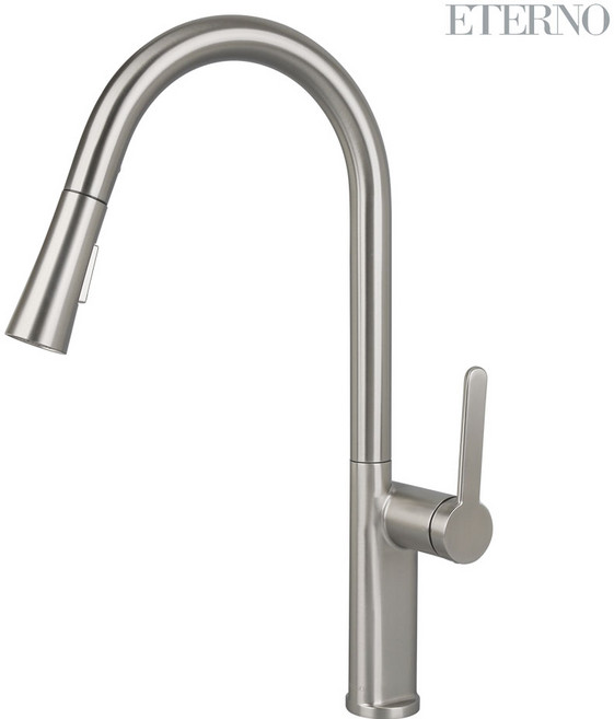 에떼르노 거위목 주방수전 EK-6003 NBM 무광니켈, 1개