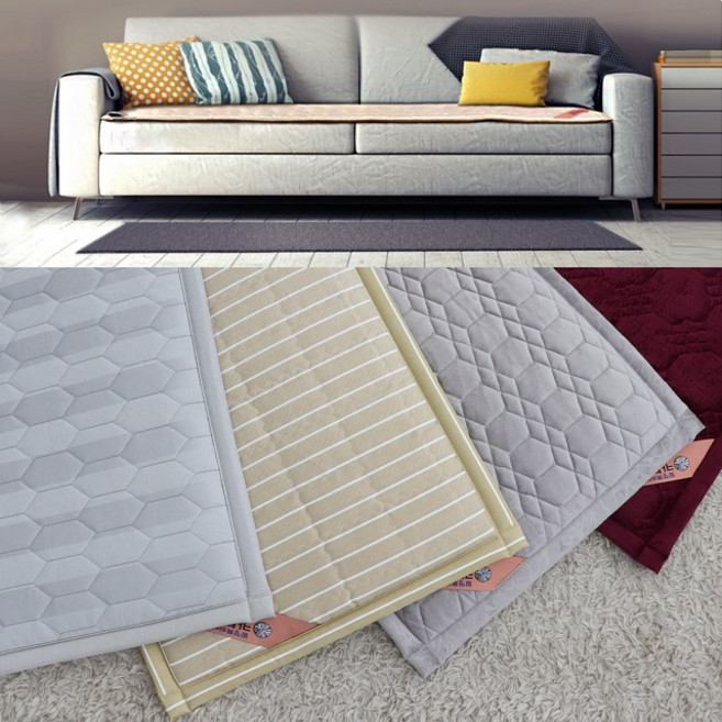 카보니 탄소매트 쇼파형 온열 숯 발열 카본 매트 캠핑 가정용 캠핑용 더웜 전기매트 전기장판 전자파없는 원테크, 150*55cm, 극세사 그레이