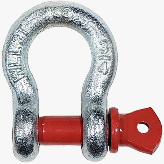 단조 샤클BC타입 샥클 스텐 로프고리 슬링 인양 4.75t, 1개