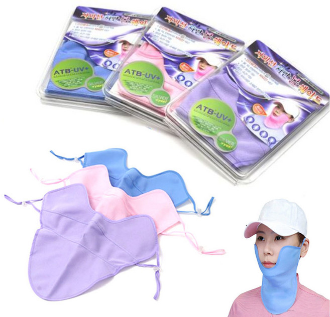 에코럭키 자외선차단 볼마스크 골프 등산 야외활동, 볼마스크-색상랜덤