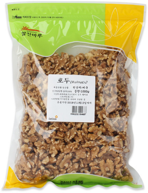 미국산 호두 1kg, 1개