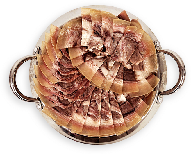 춘풍접객 한우 소머리 슬라이스 소머릿고기 소머리국밥 수육 안주 국밥 재료 업소용, 1개, 1kg