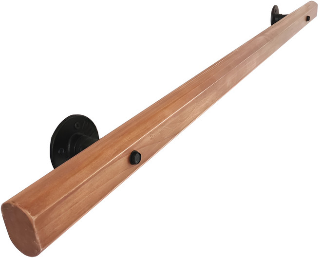 스톰가드 원목 핸드레일 계단 안전손잡이 난간대, 우드, 1개