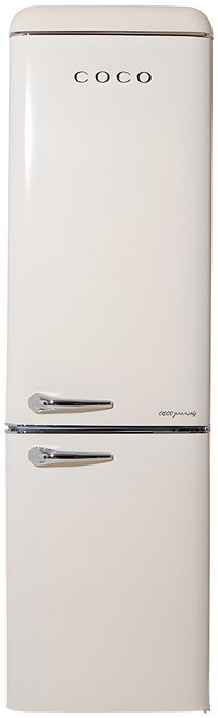 [COCO] 코코 소형 미니 레트로 냉장고 CET27CM 270L, 크림