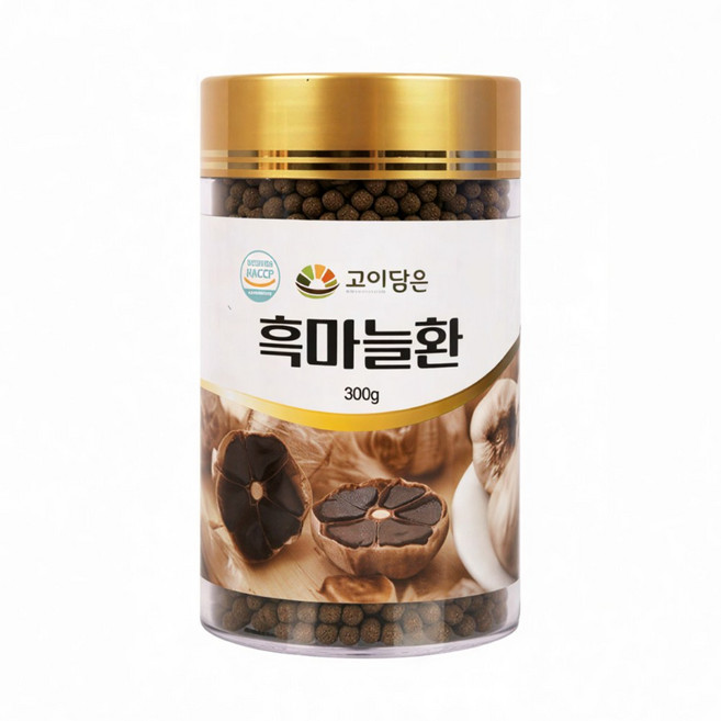 흑 마늘 환 300g 인진쑥 사철쑥 진피 야관문 비수리, 4개