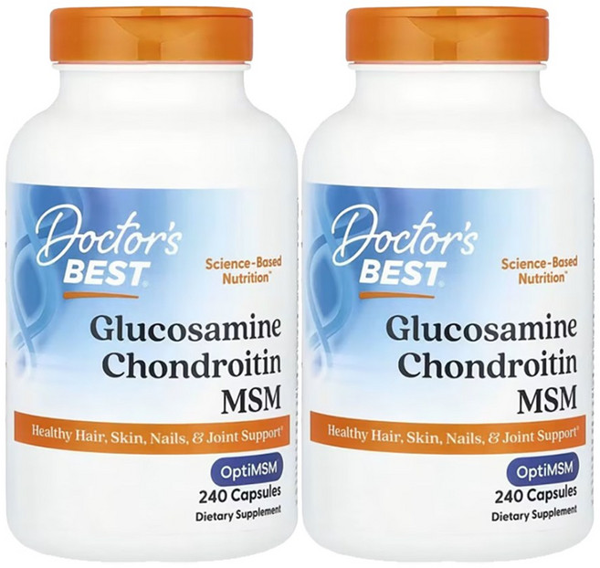 닥터스베스트 MSM 함유 글루코사민 콘드로이틴 캡슐, 240정, 2세트