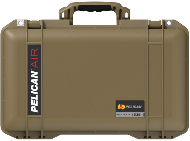 펠리칸 에어케이스 1535(쿠션디바이더 OCP 탄), NF(폼 없음)