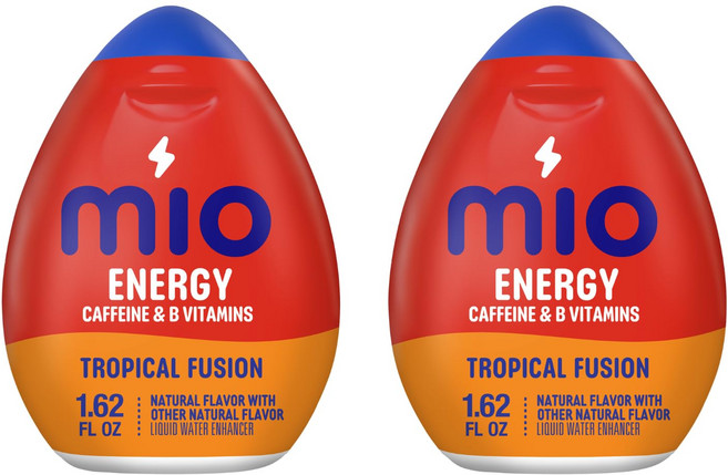 MiO 액상 물 향상제 - 24회 제공량 + 비타민 제조 MiO Liquid Water Enhancer - makes 24 servings + Vitamins 1.62 oz, 1ml