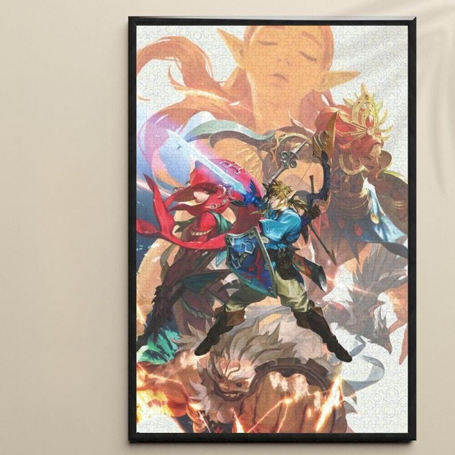 젤다의전설퍼즐1000피스 조각 직소 장난감 창의성, 8ZD