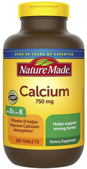 Nature Made 萊萃美 鈣補充錠 750mg, 1罐, 300顆