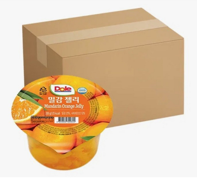 동원 Dole컵젤리 밀감, 200g, 24개
