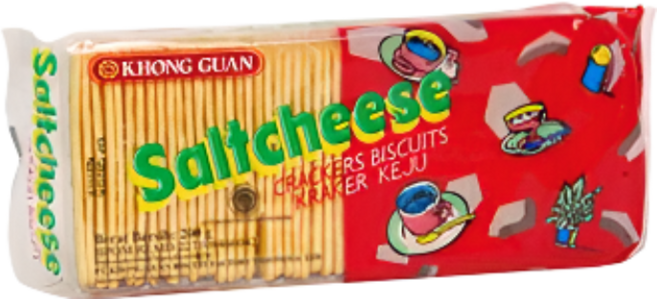 콩구안솔트치즈비스킷 khongguan salt cheese biscuit indonesia, 200g, 1개