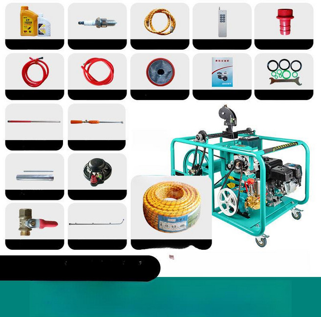 가솔린 동력 분무기 예초기 스프레이 살포기 고압 농업용, 60 150m 유연, 1개